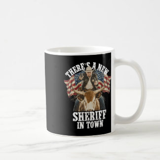 Taza De Café Vaquero Trump 2025 Hay Un Nuevo Sheriff En La Ciud