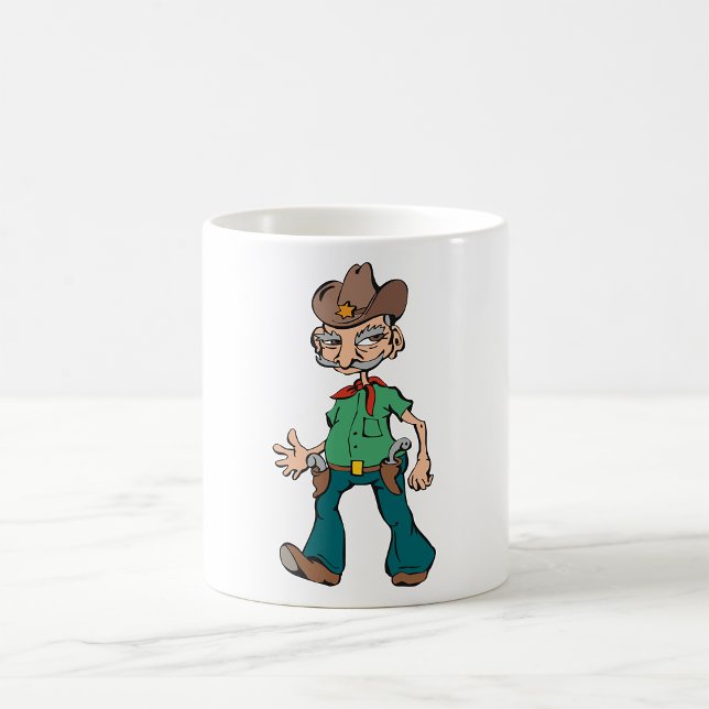 Taza De Café Vaquero Viejo (Subido por el creador)