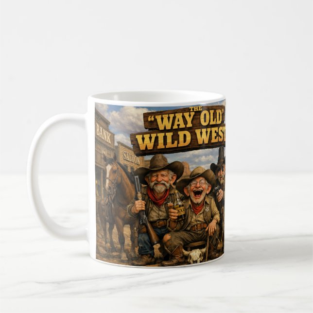 Taza De Café Vaqueros del Viejo Oeste (Izquierda)