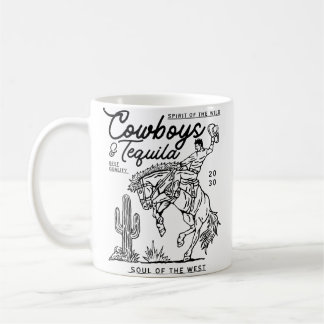 Taza De Café Vaqueros Y Tequila Texas Cabalgata Country Rod