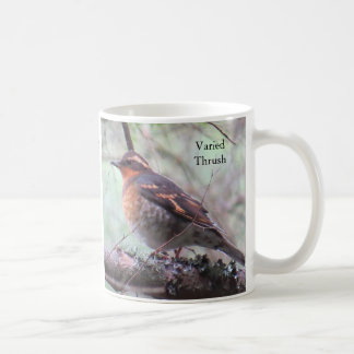 Taza de café variada del tordo