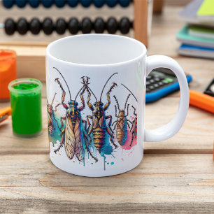 Taza De Café Variedad de insectos para los amantes de la natura