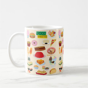 Taza De Café Variedades de Comida