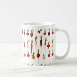 Taza De Café Variedades del rábano de Ernst Benary