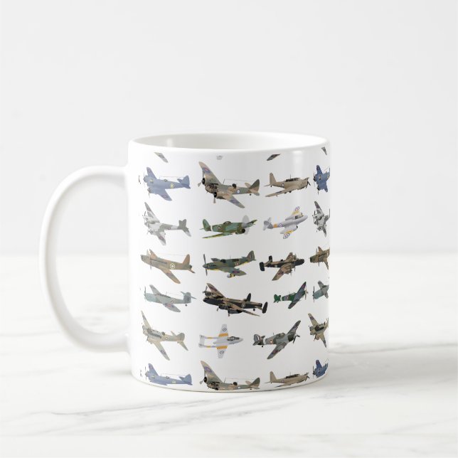 Taza De Café Varios aviones británicos de la Segunda Guerra Mun