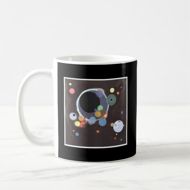 Taza De Café Varios Círculos De Wassily Kandinsky (Izquierda)