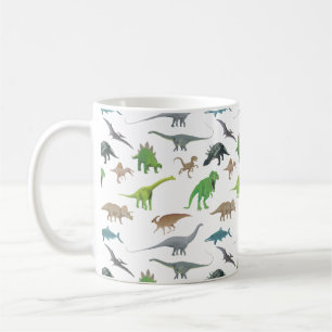 Taza De Café Varios dinosaurios