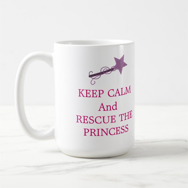 Taza De Café Varita de estrella de princesa (Izquierda)