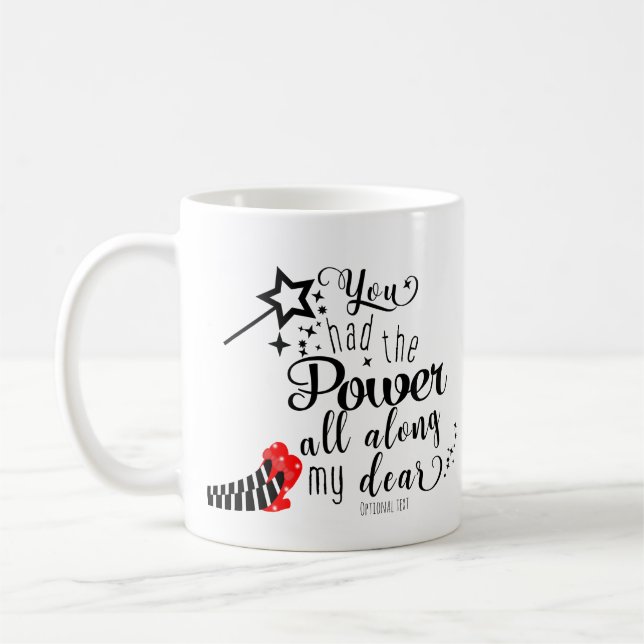 Taza De Café VARITA MÁGICA Oz personalizada (Izquierda)