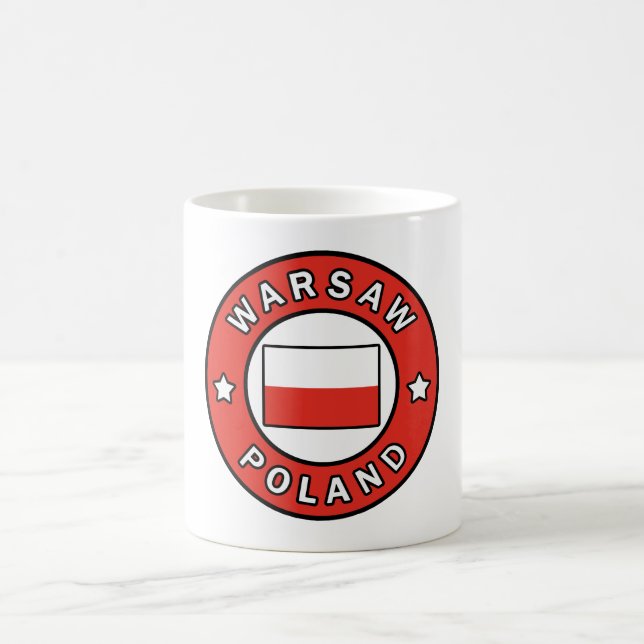 Taza De Café Varsovia Polonia (Centro)
