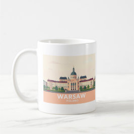 Taza De Café Varsovia Polonia El Viaje del Castillo Real Pastel