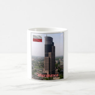 Taza De Café Varsovia - Torre de Comercio - Polonia -