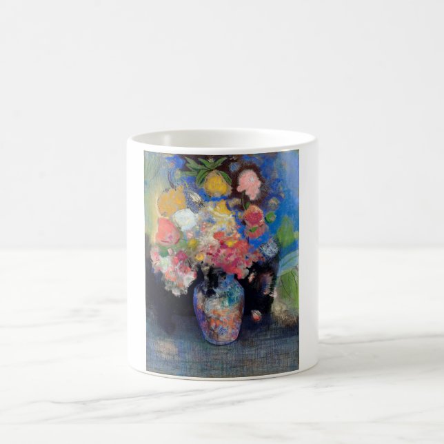 Taza De Café Vase de flores, Redon (Centro)