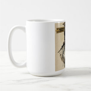 Taza De Café Vaso de vidrio con arte espiritual de Jesucristo