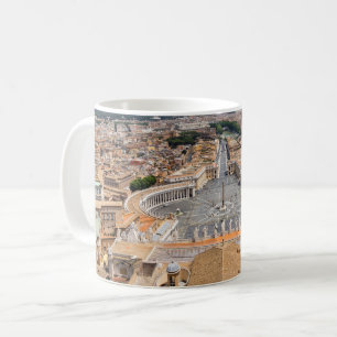 Taza De Café Vaticano, Italia: vista aérea de la Plaza de San P