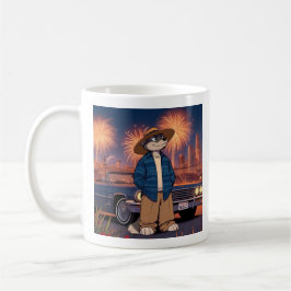 Taza De Café Vato Lobo el 4 de julio