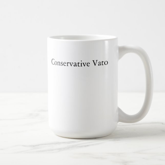 Taza De Café Vato Mug Conservador (Derecha)