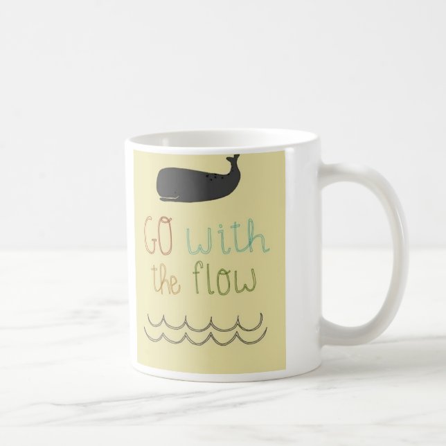 Taza De Café Vaya con el flujo (Derecha)