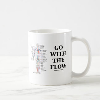 Taza De Café Vaya con el flujo (la actitud del sistema