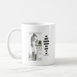 Taza De Café Vea lo que ha hecho la Facultad de Medicina a mí