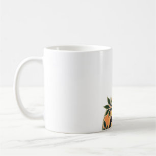 Taza De Café Vector de perezoso vintage Insignia de vida silves