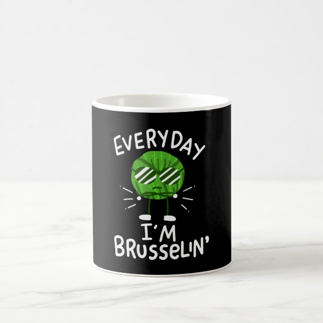 Taza De Café Vegan Brussels Sprouts (Centro)