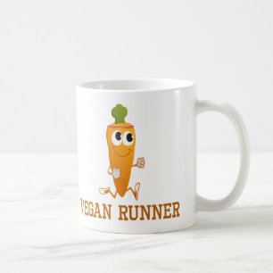 Taza De Café Vegan Runner Carrot