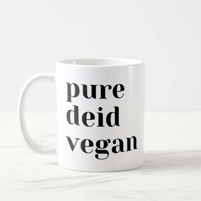 Taza de café vegana Pure Deid (Izquierda)