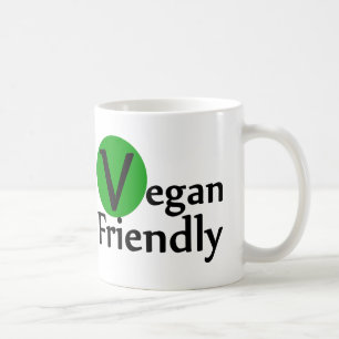 Taza De Café Vegano amistoso
