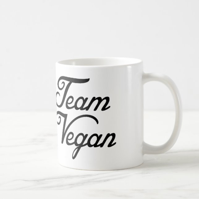 Taza De Café Vegano del equipo (Derecha)