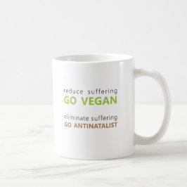 Taza De Café vegano/taza del antinatalist