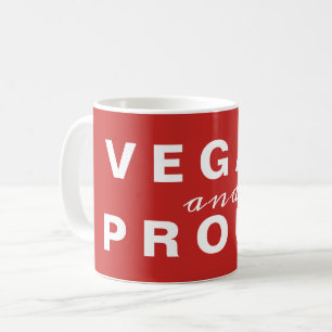 Taza De Café Vegano y Orgulloso