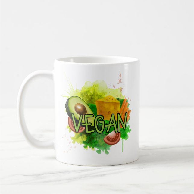 Taza De Café Vegetaciones (Izquierda)