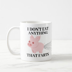 Taza De Café Vegetarian   No me como nada tan malo