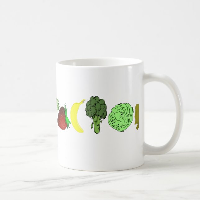 Taza De Café Vegetariano (Derecha)