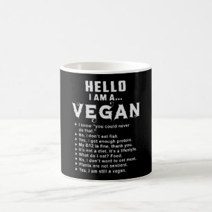 Taza De Café Vegetariano Vegetariano Veganism Regalo Veggie