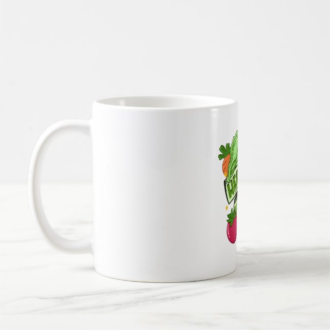 Taza De Café Veggie saludable (Izquierda)