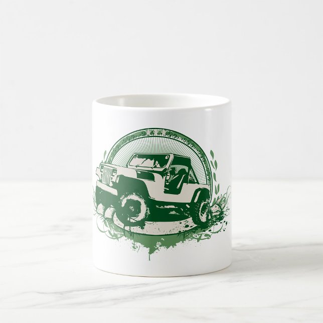 Taza De Café Vehículo 4x4 Todo Terreno Verde (Subido por el creador)