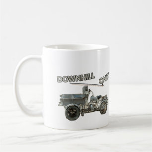 Taza De Café Vehículo Divertido Antiguo Sólo Para Descenso