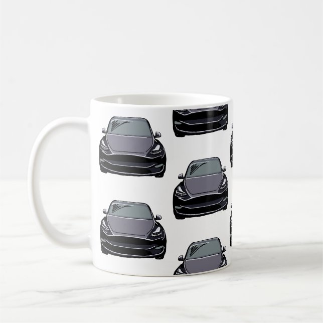 Taza De Café Vehículo eléctrico gris oscuro Vehículo SUV (Izquierda)