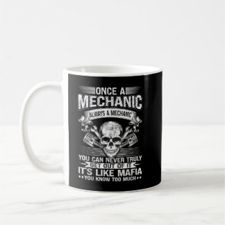 Taza De Café Vehículo mecánico Guy Muscle Car Garage