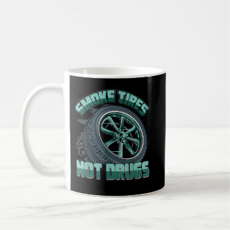 Taza De Café Vehículo mecánico Tipo Humo Neumáticos No Drogas