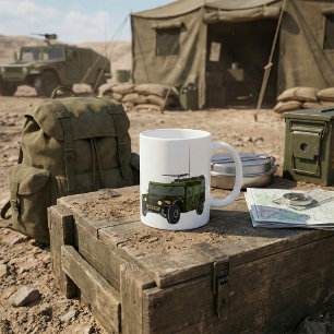 Taza De Café Vehículo táctico todoterreno Humvee militar