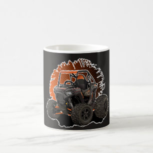 Taza De Café Vehículo todoterreno UTV de dibujos animados