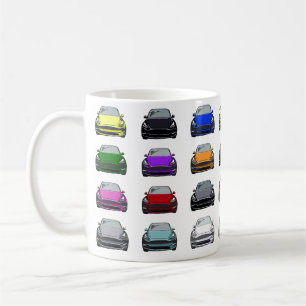 Taza De Café Vehículos eléctricos multicoloreados Vehículos de 