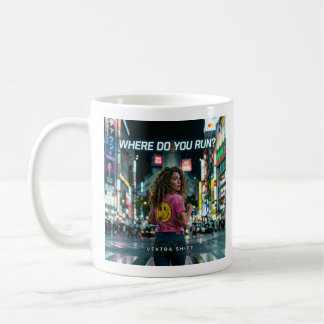 Taza De Café Vektra Shift - ¿Adónde corres Upbeat EDM Café 