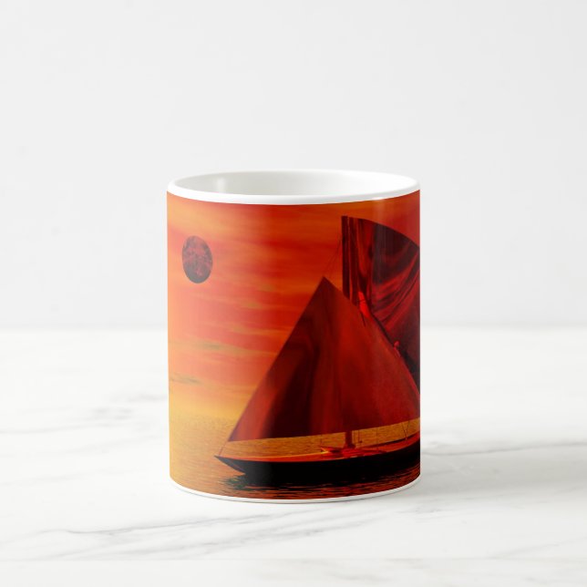 Taza De Café Vela al atardecer (Centro)