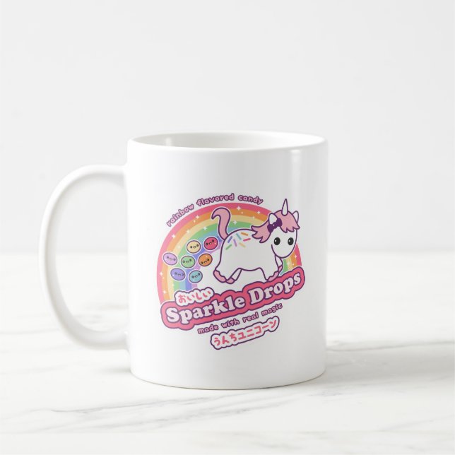 Taza De Café Vela de caca de unicornio (Izquierda)