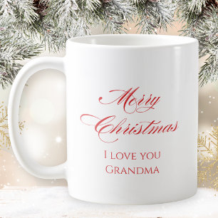 Taza De Café Vela de las Abuelas de Guión Rojo