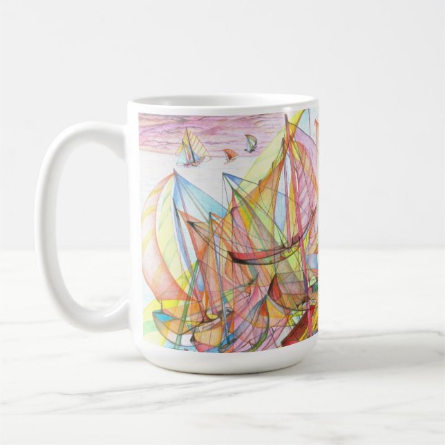 Taza De Café Vela en la acción (Izquierda)